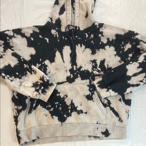 Brixton Hoodie black/gray splash size M